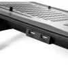 Notebook cooling pad THERMALTAKE CL-N002-PL12BL-A with 12 cm fan, aluminium and plastic, 390×277.5×49.3 mm, 1000–1300 RPM