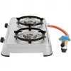 gas stove Camping Cook CV (Grey, two-burner stove)