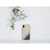 Phone case man and wood for iPhone XS Max — gray suit, black