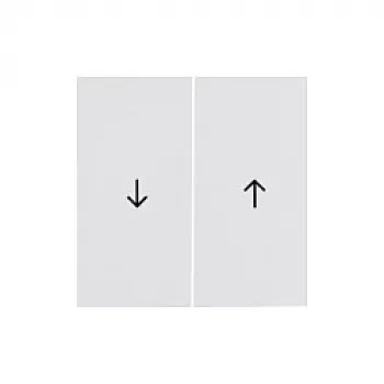Wall plate / switch cover Berker 16258989, screwless plastic, white, 1-piece