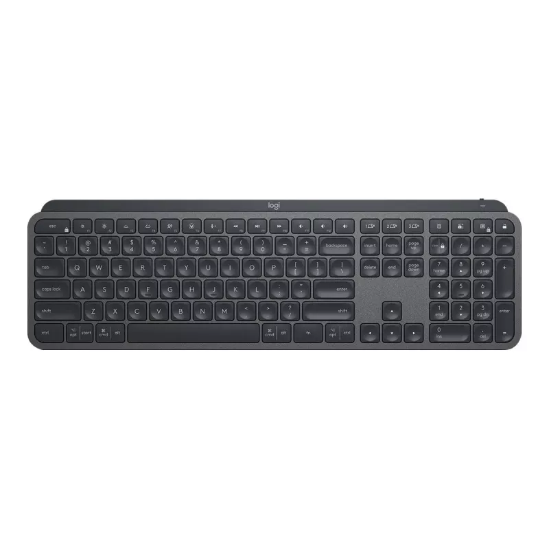 Logitech MX Keys Combo for Business - Keyboard-and-Mouse-Set - backlit - Wireless - Bluetooth LE - QWERTY - GB - Graphite