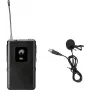 Lavalier microphone Omnitronic UHF-E Series 828.6MHz, clip-on lavalier mic, omnidirectional capsule