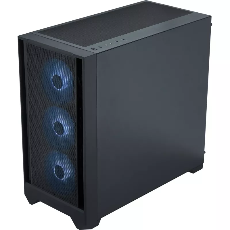 PC case Silentware Flow 110 A-RGB Black — mid-tower chassis, tempered glass side panel