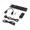 Mini DVB-T2 H.265 HEVC tuner KRUGER & MATZ KM9998, 470–862 MHz, 1 tuner, HDMI, USB, 720p