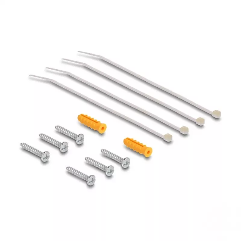 DeLOCK 67054 Keystone surface-mounted box, 6-port, white