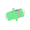 Fiber optic adapter Extralink LC/APC Singlemode Duplex, green, LC/APC connectors
