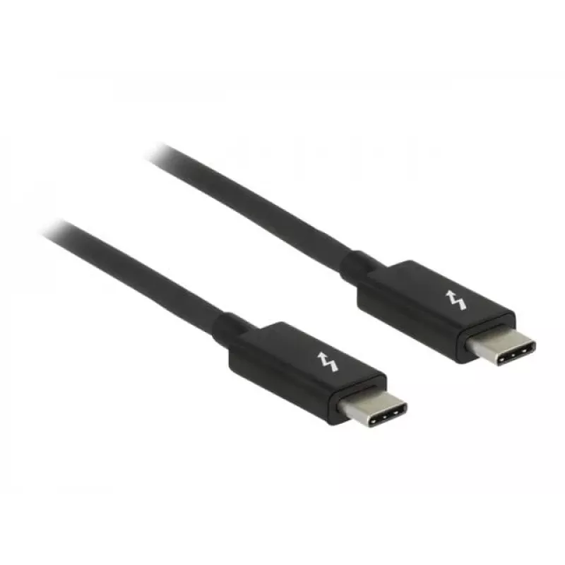 Thunderbolt cable DeLOCK 84845 1 m 20 Gbit/s Black