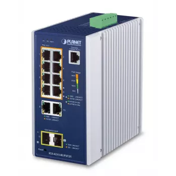 Managed Switch PLANET IGS-4215-8UP2T2S L2/L4 Gigabit Ethernet PoE 10 Ports