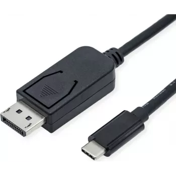 Video Cable Adapter ROLINE 11.04.5837 3m DisplayPort USB Type-C Black
