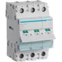 Hager SBN380. Rated Current: 80 A, Coil Voltage (max): 440 V. Module Quantity (max): 3 Module(e). Width: 52,5 mm, Depth: 68 mm, Height: 83 mm (SBN380)