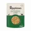 APPLAWS Chicken fillet with asparagus in broth - wet cat food - 70g