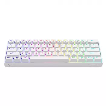 Mechanical Keyboard Whiteout X2, Blue Outemu, Hot Swap Savio Savgk-white