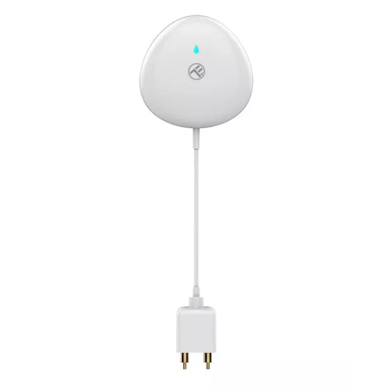 Flood sensor Tellur WiFi AAA White – wireless water leak detector, battery-powered (AAA)