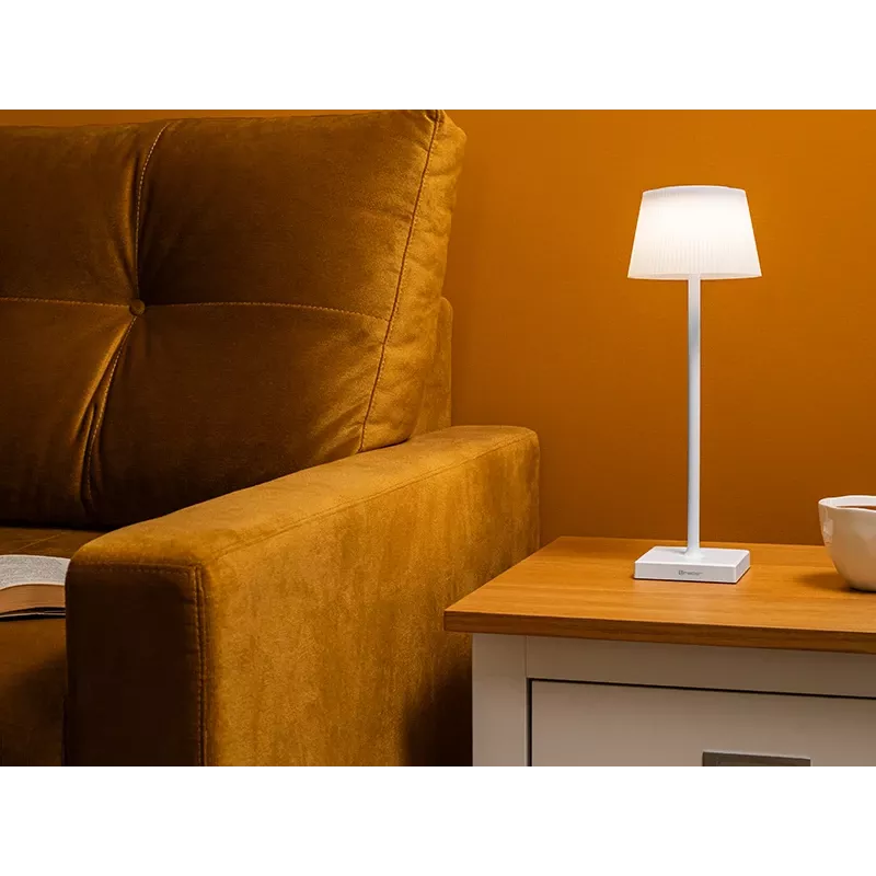 Table lamp TRACER Pluto White TRAOSW47233 LED adjustable brightness, white finish