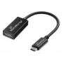 USB Type-C to DisplayPort Audio and Video Converter MediaRange MRCS235, 20 cm cable, Black