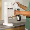 Carbonating bottle BRITA 1046738 for soda makers, stainless steel, 650 ml, 77 mm Ø, 278 mm height