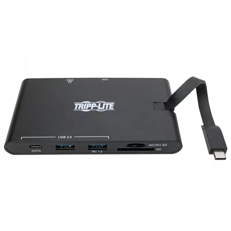 USB-C Dock - 4K HDMI, VGA, USB 3.2 Gen 1, USB-A/C Hub, Gigabit Ethernet, Memory Card Slots, 100W PD Charging