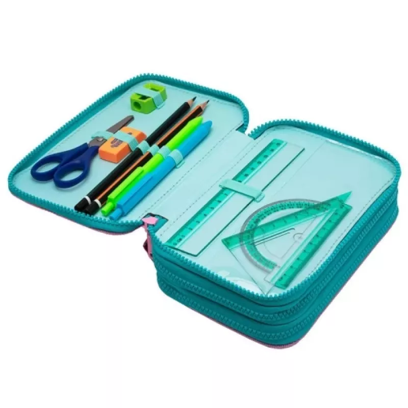 Pencil case CoolPack Jumper 3 DREAMS F067654 – triple-decker, multi-compartment school case