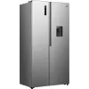 Gorenje HZF55082 NRS917E41XWD G400, Freestanding, American door, Grey, 2 door(s), Touch, LED