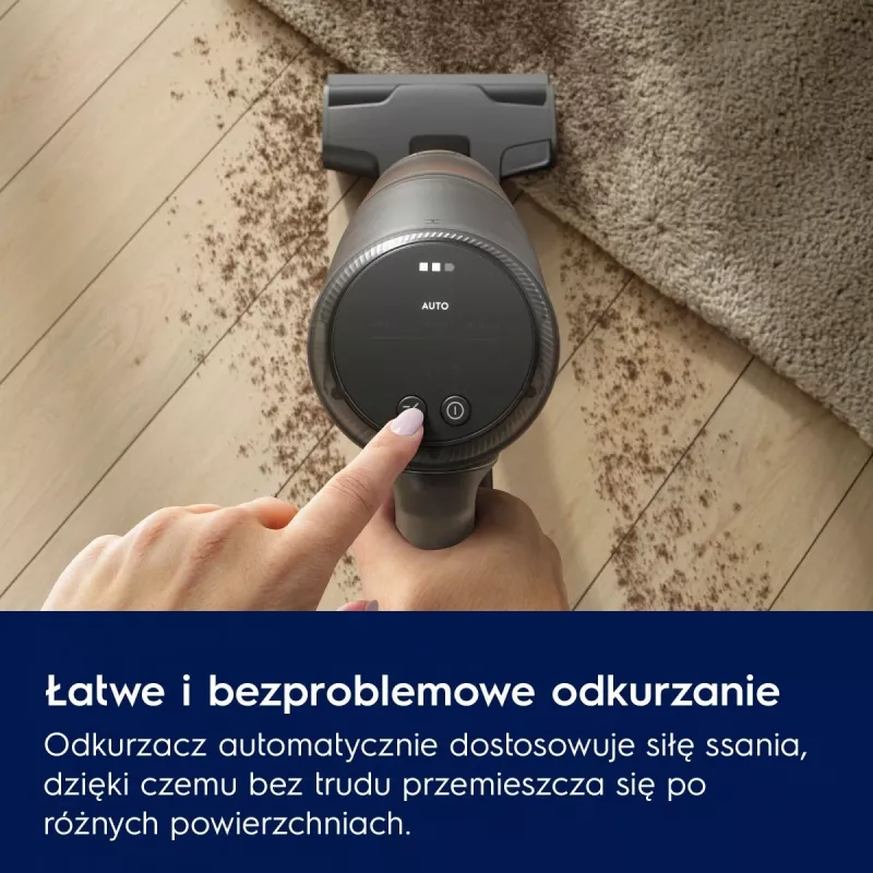 Electrolux EP82AB25UG stick vacuum/electric broom Battery Dry Cyclonic Bagless 0.4 L 100 W Grey