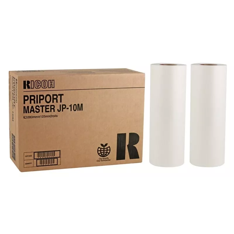 Ricoh Priport Master JP-10M (893027) (2 ROLLS/pack) 280x125mm Digital Duplicator Supplies