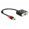 Video cable adapter DeLOCK 62736 USB Type-A to HDMI 0.2 m Black