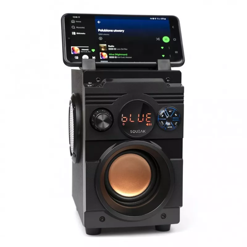 Squeak Bassblaster Bluetooth 5.1 Speaker, Fm Radio, Mp3 Player Sq1001