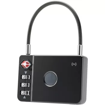 Smart padlock Mili MiLock Black Code Wireless CR2032 Battery