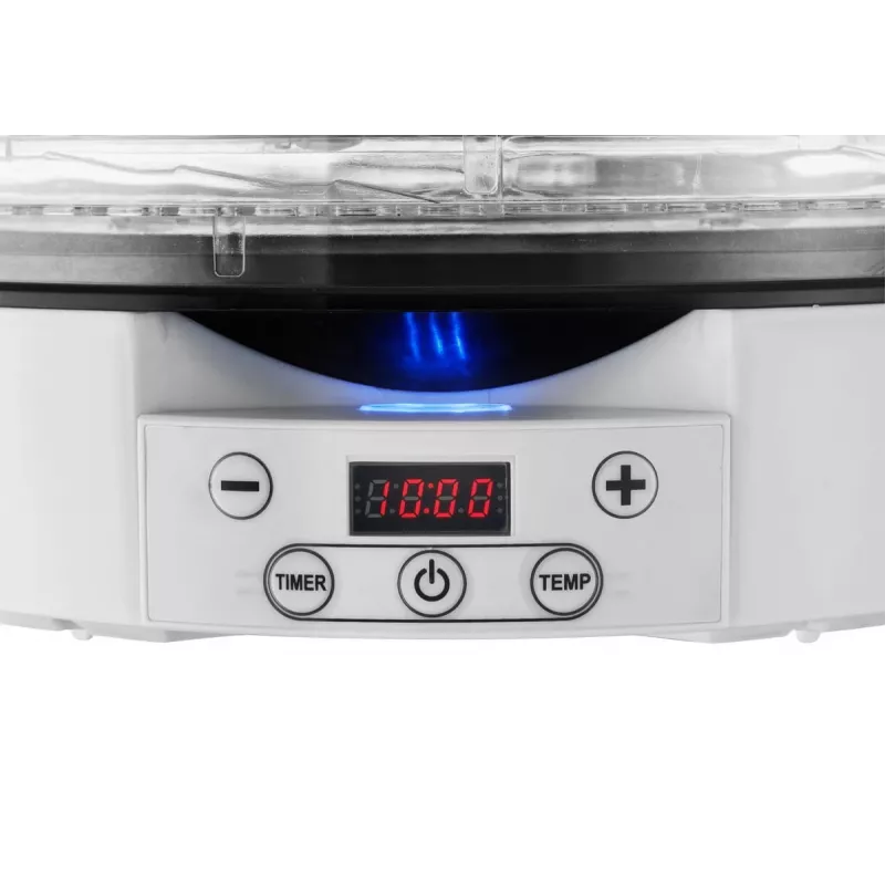 Food dehydrator Concept Solution SO2020, 500 W, LED display, silver, 220–240 V, 3.3 cm grate diameter