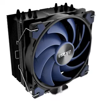 Air cooler Akasa Alucia H4 12 cm Black Blue Hydro Dynamic Bearing