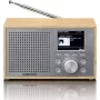 Tabletop DAB+/FM radio Lenco DAR-017 with Bluetooth and wooden housing