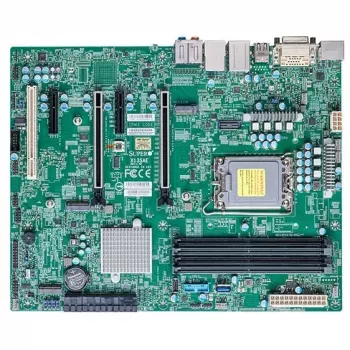 Supermicro - X13SAE - Motherboard - ATX - LGA1700-Socket - W680 Chipset - USB 3.2 Gen 1, USB 3.2 Gen 2, USB-C Gen 2x2 - Gigabit LAN, 2.5 Gigabit LAN - Onboard Graphics (CPU erforde