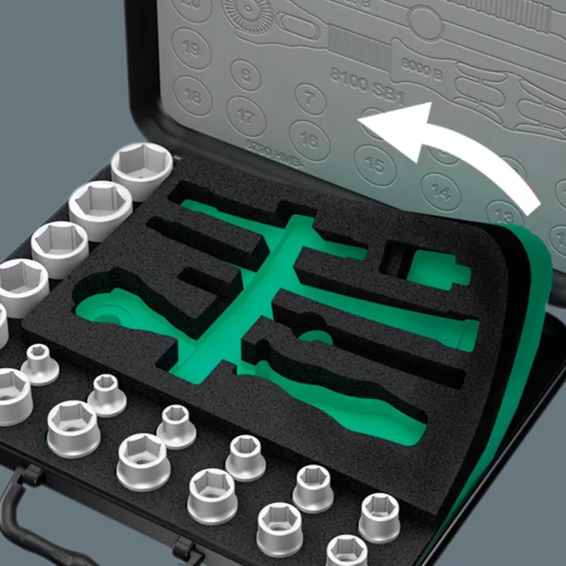 Wera 8100 SA/SC 2 Zyklop Set Ratchet screwdriver