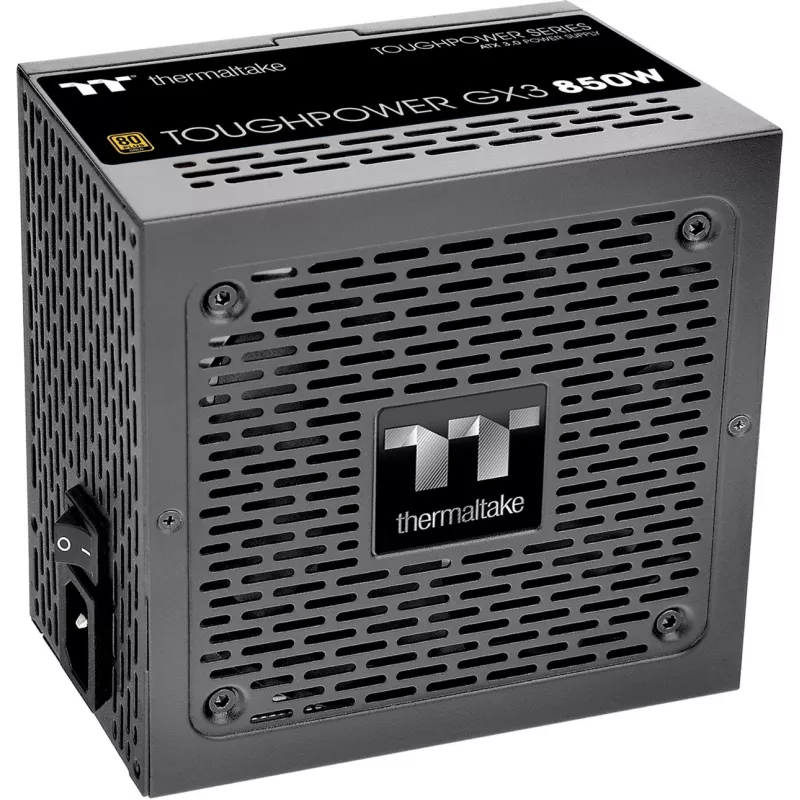 Thermaltake ToughPower GX3 - Power Supply (Internal) - ATX12V 3,0 - EPS12V - 80 PLUS Gold - AC 100-240 V - 850 Watt - Black (PS-TPD-0850NNFAGE-3)