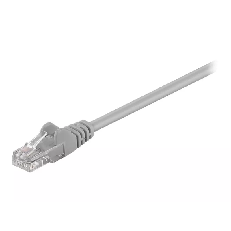Wentronic Goobay - Patch-Cable - RJ-45 (M) to RJ-45 (M) - 25,0m - UTP - CAT 5e - Moulded - Grey (95635)