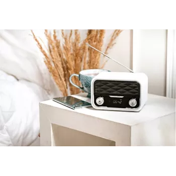 Portable radio Adler AD 1185 — FM, Bluetooth 4.0, MP3, SD card, AUX, 1800 mAh battery, LCD display, micro-USB charging