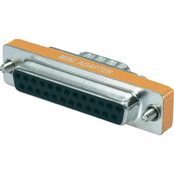 Serial adapter DIGITUS 10070136, 1x D‑SUB 25‑pin female to 1x D‑SUB 9‑pin male