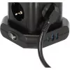 Power strip tower Brennenstuhl 1153560010 — 8 outlets, 2×USB-A, 1×USB-C, black