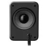 Defender V12 65212 2.1 computer speakers, 11 W, 5 W subwoofer, USB powered, LED backlight, black, 115 x 130 x 223 mm