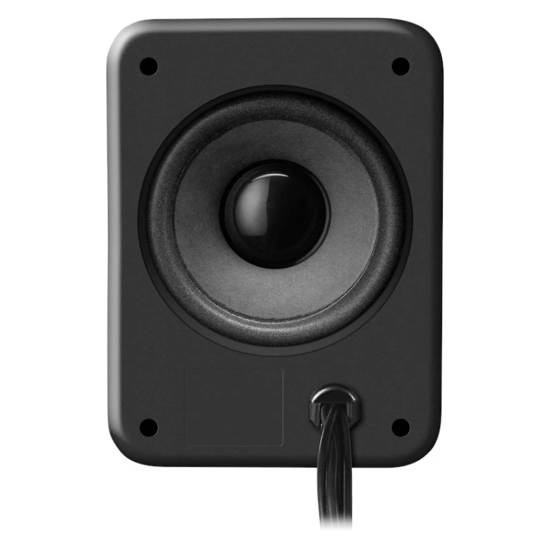 Defender V12 65212 2.1 computer speakers, 11 W, 5 W subwoofer, USB powered, LED backlight, black, 115 x 130 x 223 mm