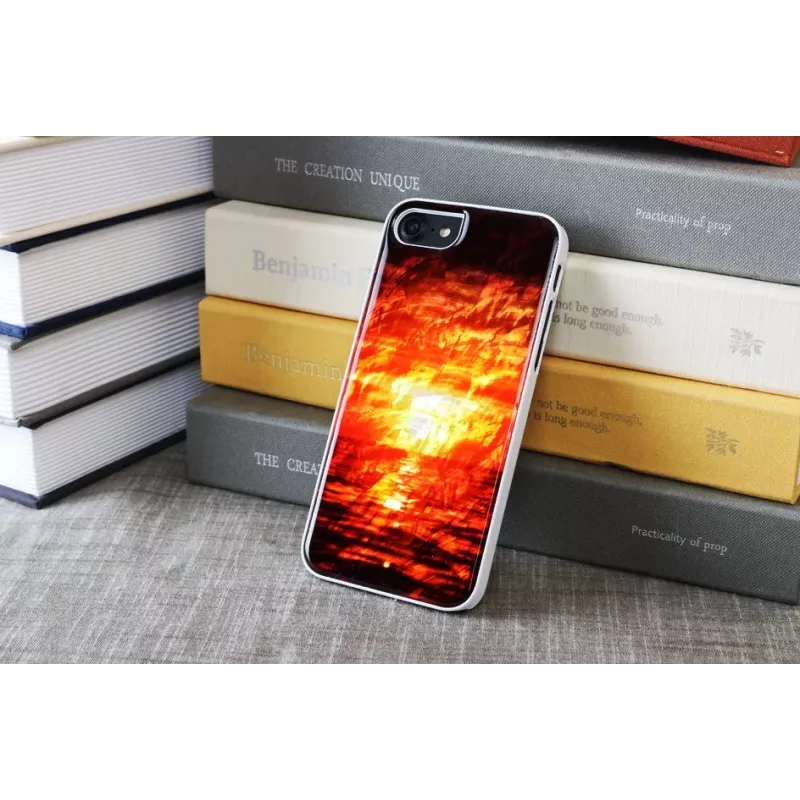 Protective phone case iKins for Apple iPhone 8 / 7 — Sunset Black