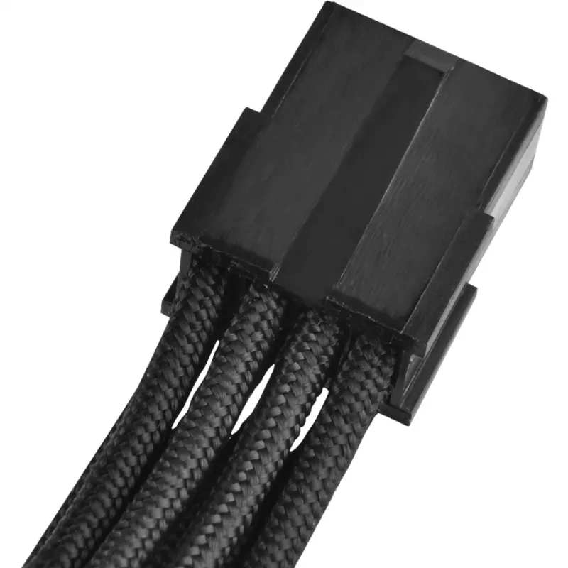 SilverStone SST-PP07-PCIB 8-pin PCIe to 6+2-pin PCIe extension cable, 25 cm, black