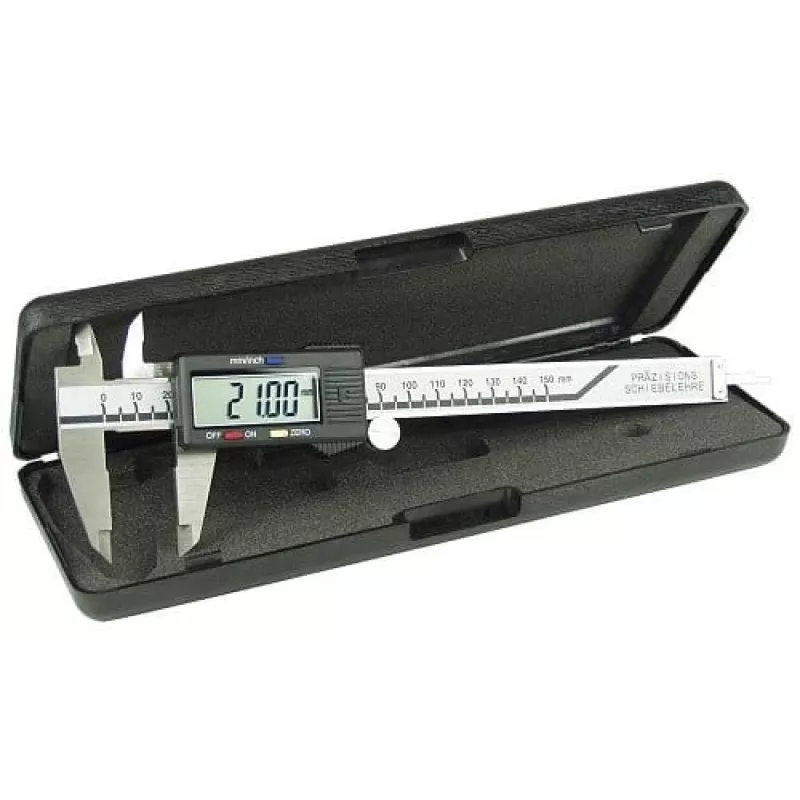 Ruler Metal Plastic Black Silver InLine 43002