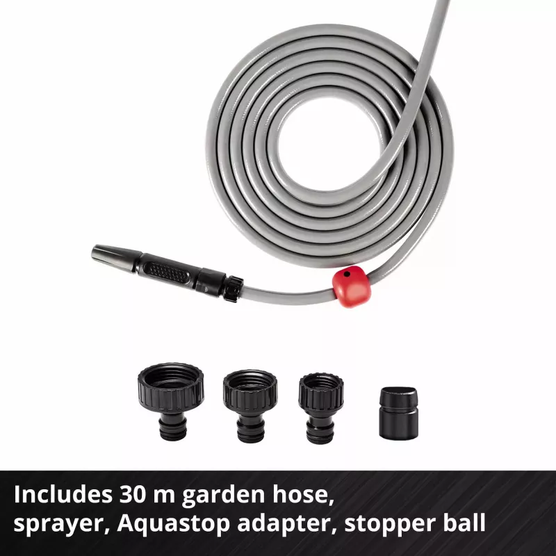 Wall-mounted reel Einhell GE-HR 18/30 Li-Solo Automatic 30m Hose
