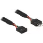 Cable USB 2.0 DeLOCK 83873 0.25m 2xUSB2.0 Male