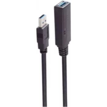 USB cable ShiverPeaks BS13-39095 20 m USB A Black 5 Mbit/s