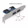 Slot bracket DeLOCK 61725 2x eSATAp 5V/12V interface cards/adapter