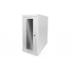 Digitus Computer housing with glass door, rolling, lockable, with ventilation slits