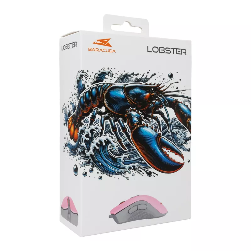 Mouse Baracuda BGM-084 Lobster Pink USB