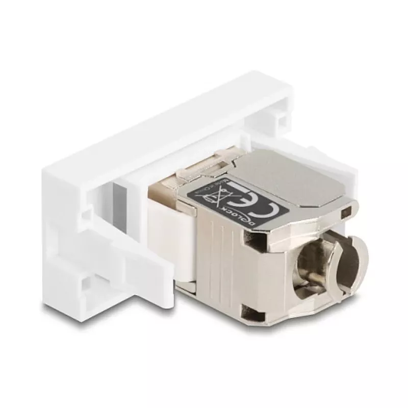 Network RJ45 Module DELOCK 90904 Cat.6A with LED for Keystone Panels and Patch Panels